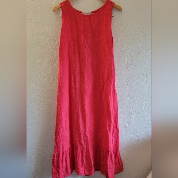 Terzo Millennio Linen Dress Size Small - Picture 1 of 7